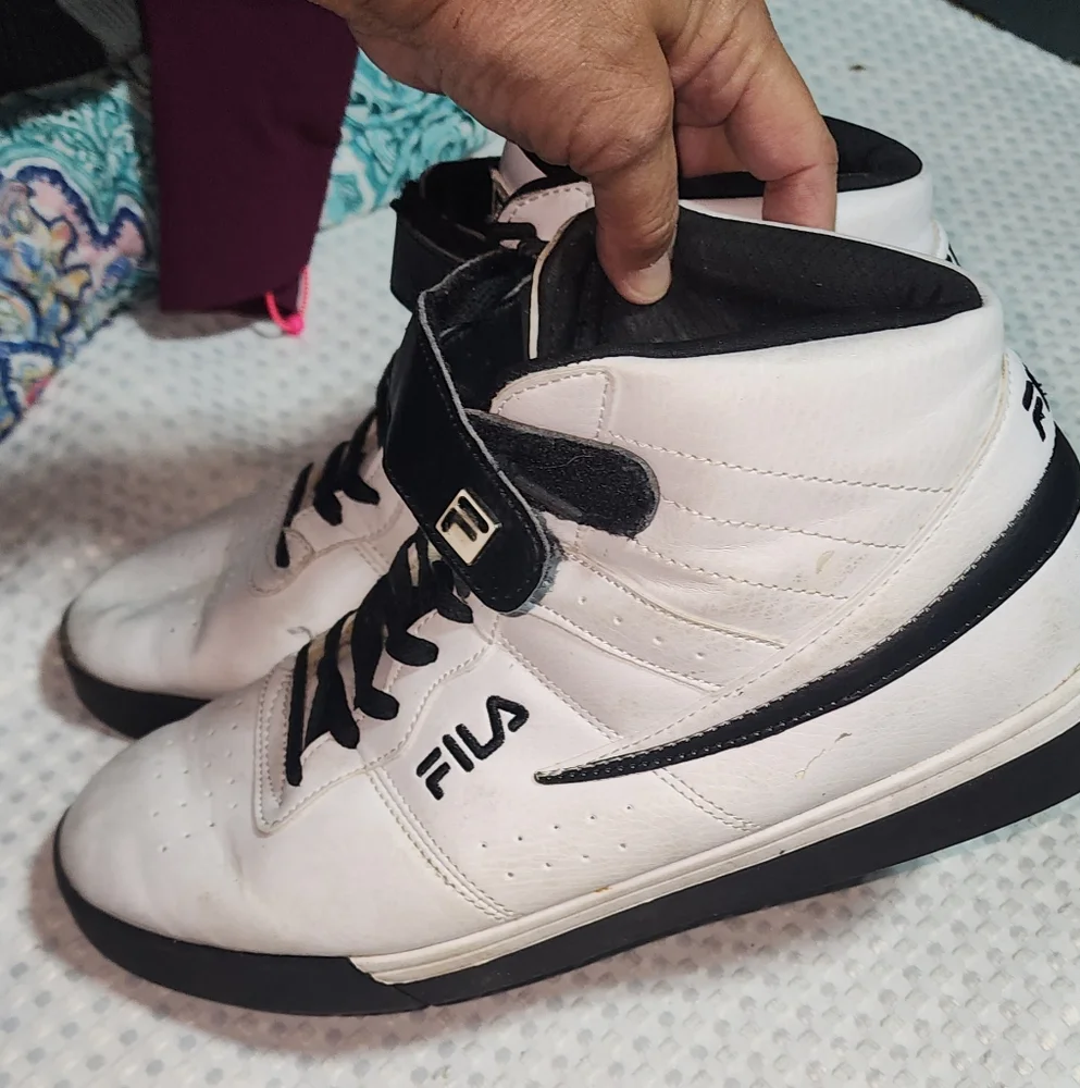 FILA GUC MENS SIZE 10 VULC 14 LEATHER SNEAKERS SHOES